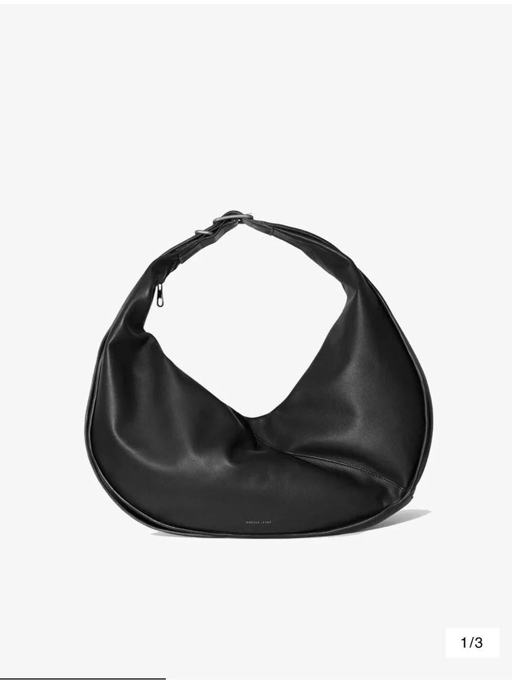 Janessa Leon Bowe Black Hobo Shoulder Bag - Women